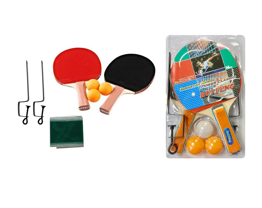 Table Tennis Ping Pong Paddle Set of 6 0381 A