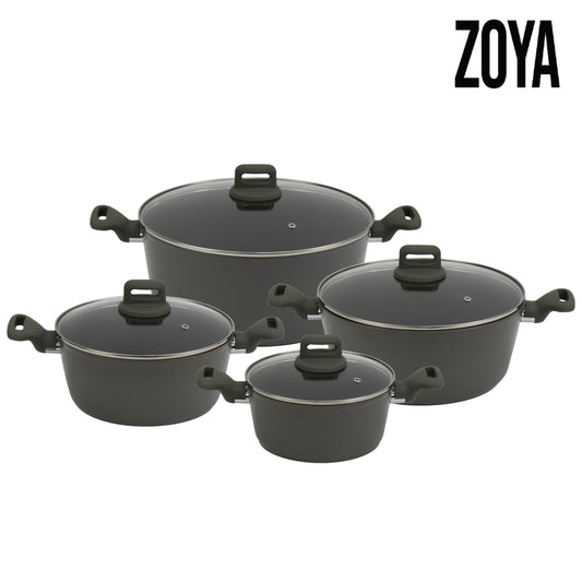 SQ Professional Zoya Forged Stockpot Set of 4 Ash 11726 (Big Parcel Rate)