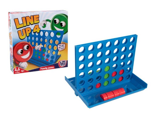 Classic Traditional Line Up 4 in a Row Family Board Game 374309 / 1374309 (Parcel Rate)