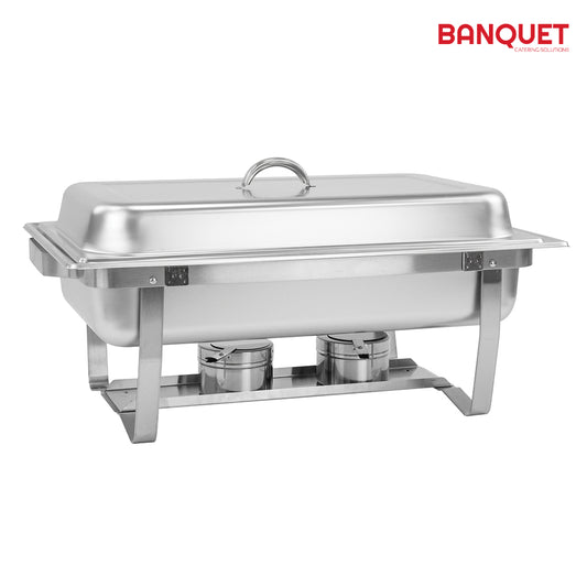Stainless Steel Banquet Chafing Dish Single Compartment 9.5L 1465 / 1463 A (Big Parcel Rate)