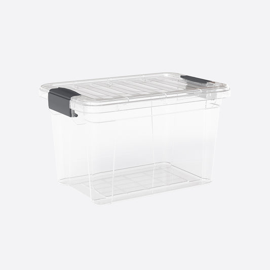 Clear Plastic Storage Box 30 Litre 0974 / ST30 (Big Parcel Rate)