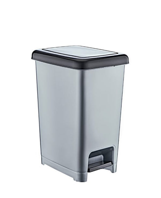 Plastic Kitchen Bathroom Slim Pedal Bin 15 Litre D01042 / PB15 A (Big Parcel Rate)