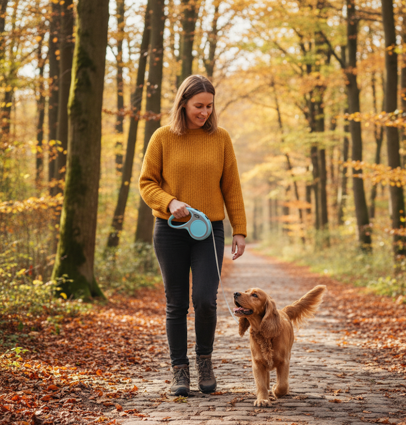 Pet Dog Retractable Walking Lead Leash 5m Tension 33lbs 17 x 10 cm Assorted Colours 6941 (Parcel Rate)