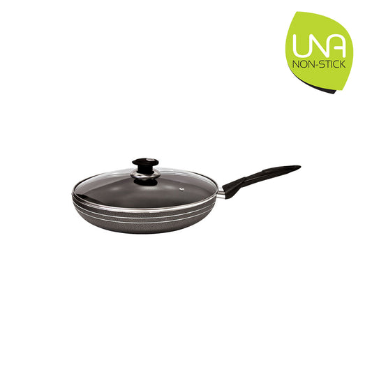 SQ Professional Una Non Stick Frying Pan with Lid 24cm 2764 / 2794 (Parcel Rate)