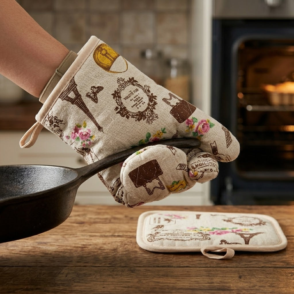 Insulated Glove 2-Piece Set Assorted Colours 28x18x3cm 85g SKU 8146