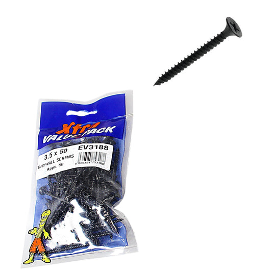 3.5 x 50 Dry Wall Screws Xtra Value Approx 80 5318 (Large Letter Rate)