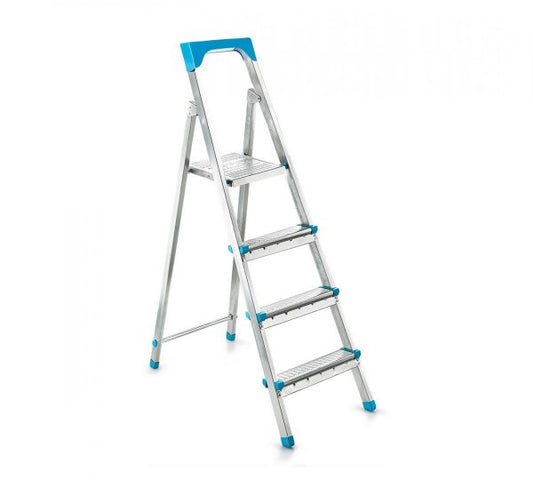 3+1 Multipurpose Metal Indoor Outdoor Step Ladder 11003 L4S (Big Parcel Rate)