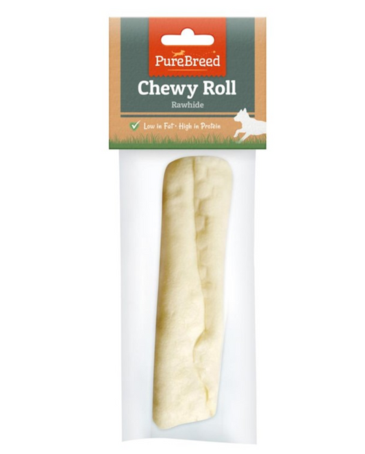 Pet Dog Treats Rawhide Chewy Roll 50g 311978 (Parcel Rate)
