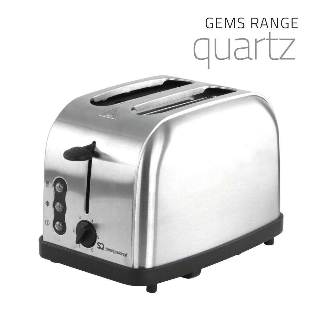 SQ Professional Gems Legacy 2 Slice Toaster 900W Quartz 3434 A