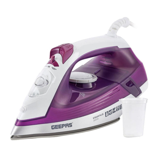 Clothes Steam Iron with Ceramic Soleplate 2000W Purple GSI24029UKPL (Parcel Rate)