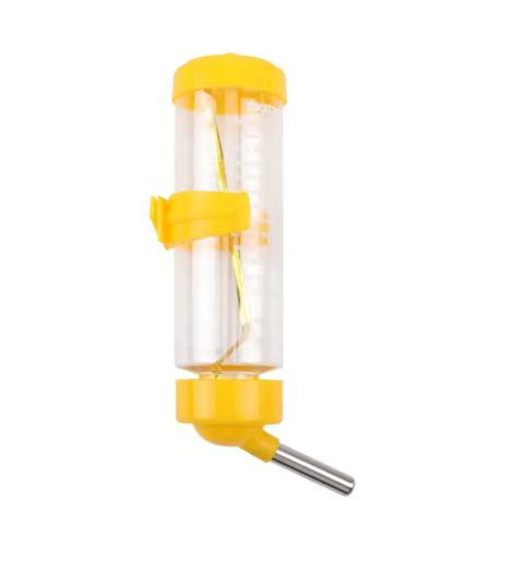 Pet Rabbit Guinea Pig Water Bottle Dispenser 210ml Assorted Colours 5988 (Parcel Rate)
