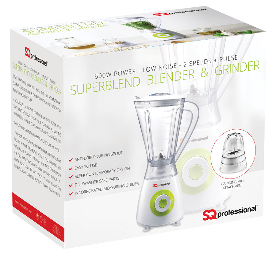 SQ Professional Blitz Blender and Grinder 600W Purple P97660 / 5686 (Parcel Rate)
