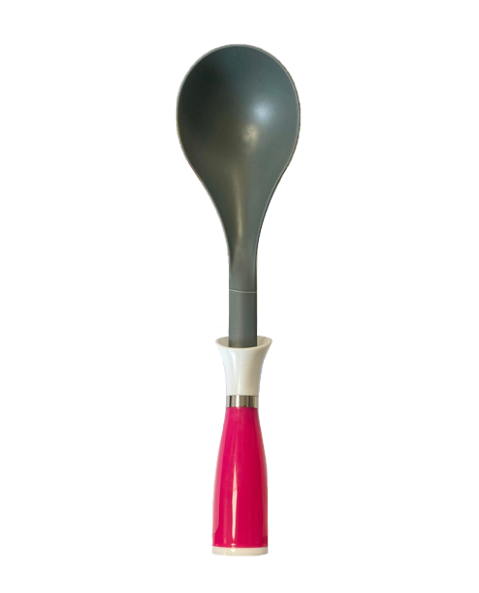 Plastic Kitchen Ladle 33 cm Assorted Colours 6841 (Parcel Rate)