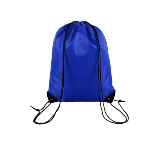Drawstring Gym School Backpack Bag 42 x 34 cm Assorted Colours 6895 (Parcel Rate)