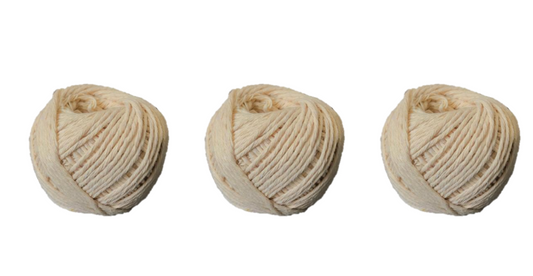 Cotton Cooking Twine Thread Rope 5 x 4 cm Pack of 3 7229 (Parcel Rate)