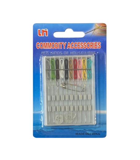 Mini Pocket Sewing Kit Needle and Thread Set 7 x 5 cm 7291 (Parcel Rate)