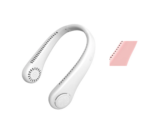 Electrical Neck Fan YX02 16.5 x 6.1 x 21.1cm USB Rechargeable Assorted Colours 7412 / SG9056 (Parcel Rate)