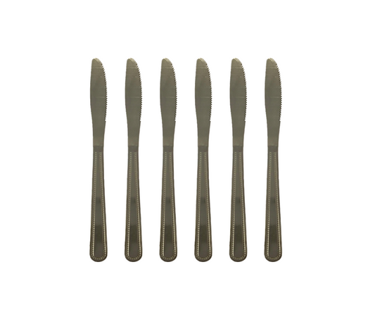 Stainless Steel Dining Butter Knife 20.5 cm Pack of 6 7548 (Parcel Rate)