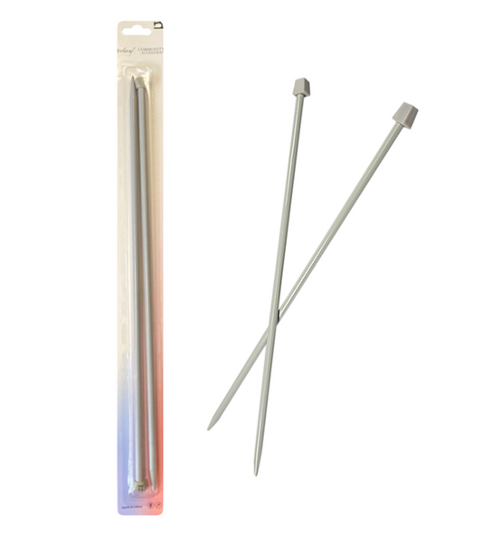 Plastic Knitting Needles 6mm Pack of 2 7860 (Parcel Rate)