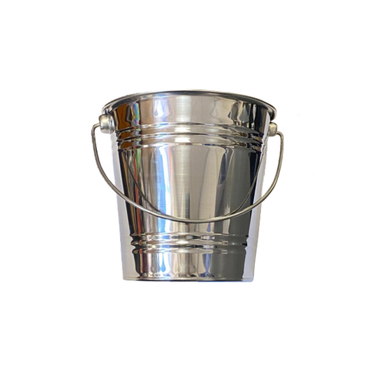 Metal Champagne Wine Cooler Ice Bucket with Handle 3L / 18cm 7876 (Parcel Rate)