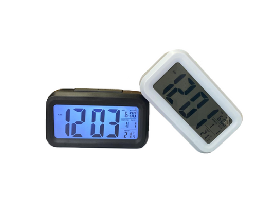 Bedroom LCD Digital Display Alarm Clock 14 x 7.5 x 4.7cm Assorted Colours 7909 (Parcel Rate)