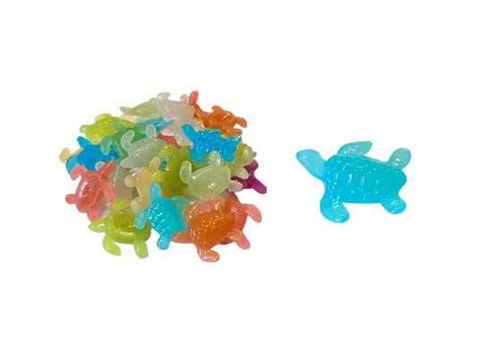 Plastic Aquarium Fish Tank Luminous Sea Life / Shells Decoration 70g Assorted Designs and Colours 7931 (Large Letter Rate)