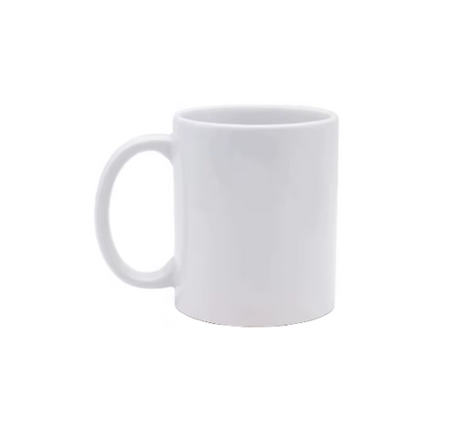 Plain Ceramic Tea Coffee Mug 9.5 x 8cm Assorted Colours 7933 (Parcel Plus Rate)