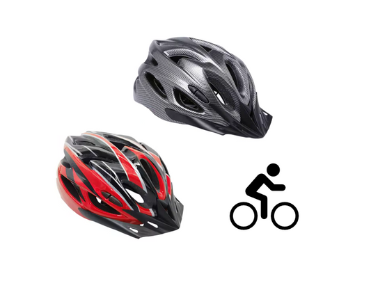 Adult Bike Bicycle Helmet with Chin Strap One Size Assorted Colours 7967 (Parcel Rate)