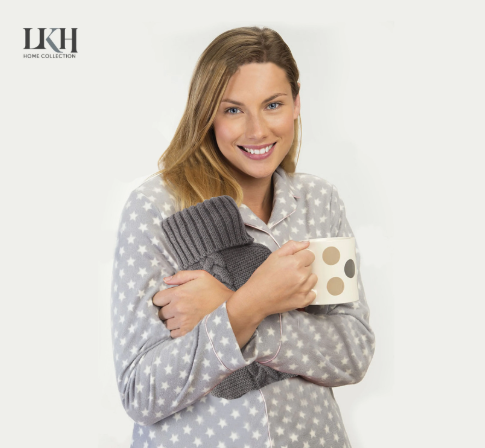 Hot Water Bottle and Slipper Gift Set SKU 9234