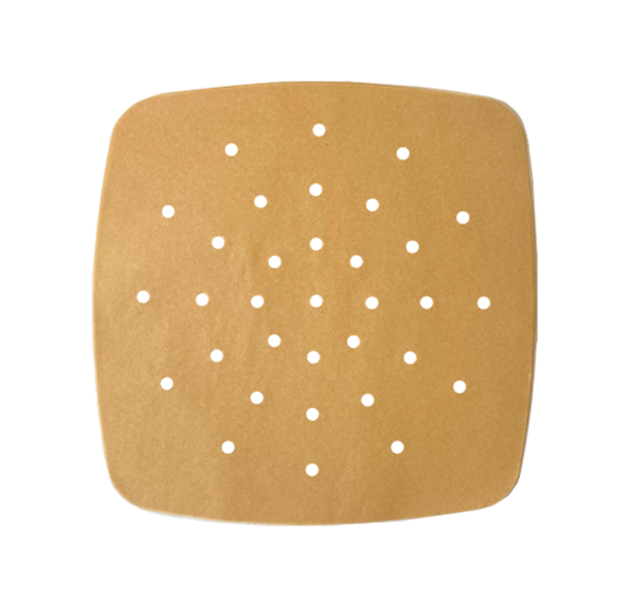 Perforated Square Non Stick Kitchen Steamer / Air Fryer Liner 230 x 230mm 50pcs Assorted Colours 8059 (Large Letter Rate)