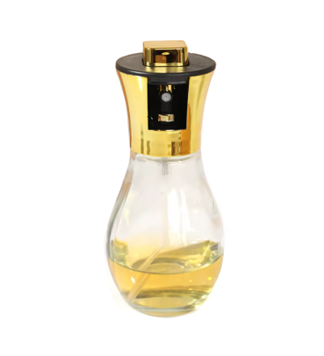 Glass Oil and Vinegar Spray Bottle with Plastic Top 200ml Assorted Colours 8093 (Parcel Rate)
