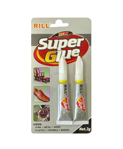 Rill Super Glue Liquid Pack of 2 x 3g RL9053 (Large Letter Rate)