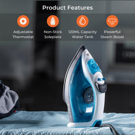 Clothes Steam Iron 1800W Blue GSI7783UKBL (Parcel Rate)
