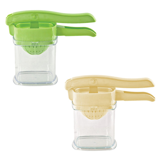 Plastic Manual Hand Press Lemon Orange Juice Squeezer Press 0.5L Assorted Colours SQ5279 / 9879 (Parcel Rate)