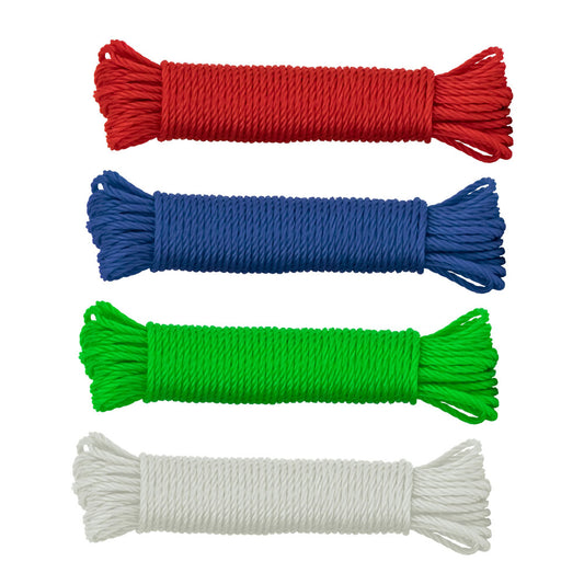 Durane Nylon Laundry Clothes Washing Line Rope 15m Assorted Colours 9961 (Parcel Rate)