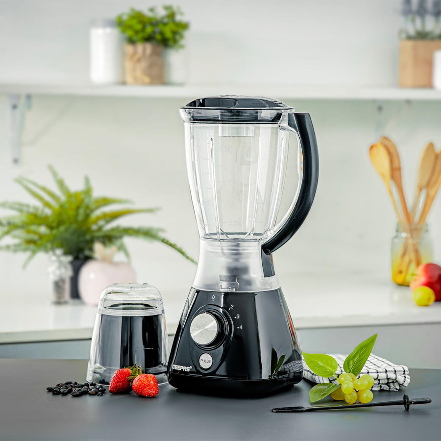 2-In-1 Portable Food Jug Blender and Coffee Grinder 1.5L Black GSB44092BK (Big Parcel Rate)