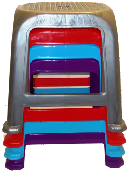 Large Plastic Stool Magnum 26 x 45 cm Assorted Colours AK107 A (Big Parcel Rate)