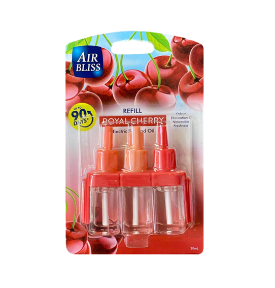 Air Bliss Air Freshener Scented Oil Plug In Refill 20ml Royal Cherry ARC