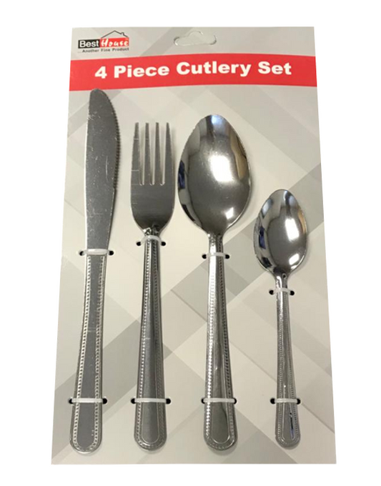 Steel Kitchen Dining Cutlery Set of 4 BB3055 A (Parcel Rate)