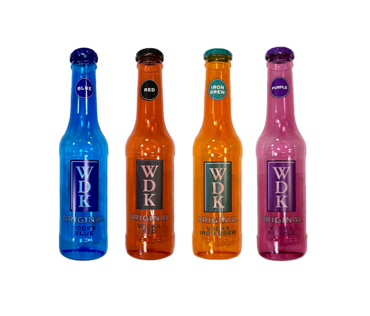 Giant Transparent Plastic WDK Money Saving Bottle 58.5 x 14cm Assorted Colours BOT009 (Big Parcel Rate)