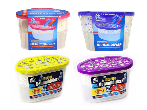 IIGEurope Wardrobe Interior Dehumidifier Box 500ml Lemon DEE1LEM