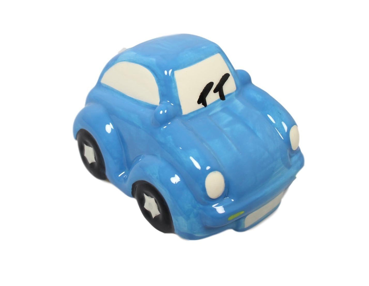 Children's Ceramic Car Money Box Piggy Bank 13 x 8 cm Assorted Colours 5598