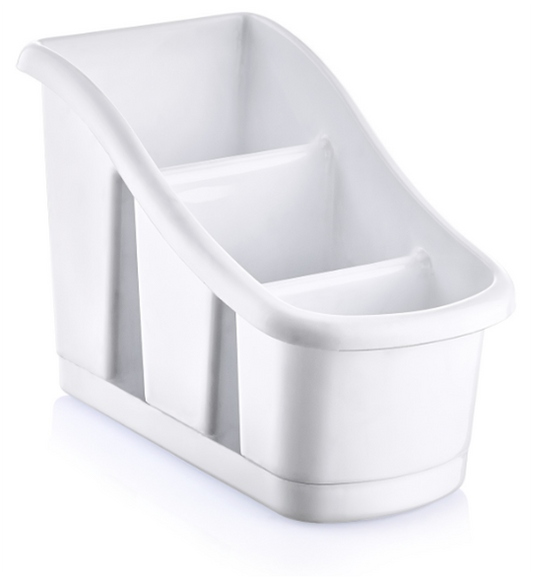 Plastic Step Cutlery Holder with Drip Tray Assorted Colours D14003 (Parcel Rate)