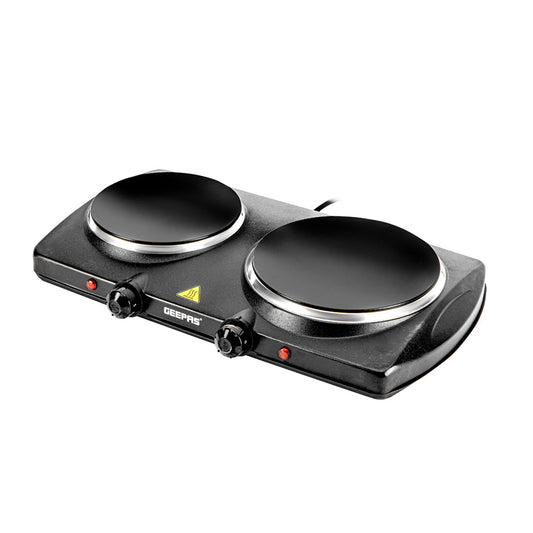 Portable Ceramic Electric Hot Plate Double 2000W GCP32026UK (Big Parcel Rate)