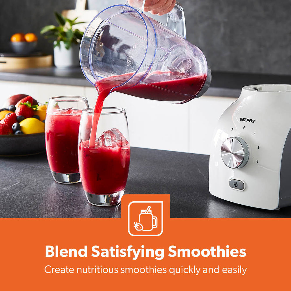 Dual Food Jug Blender and Coffee Grinder 1.8L White GSB44092UKWT (Big Parcel Rate)