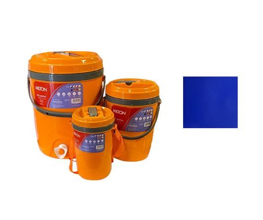 Atlantic Round Water Cooler Jug Set of 3 1/2.5/7.5L Assorted Colours MX8052 (Big Parcel Rate)
