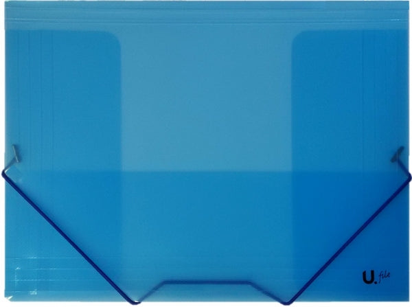 A4 Elastic School File Folder Assorted Colours P2752