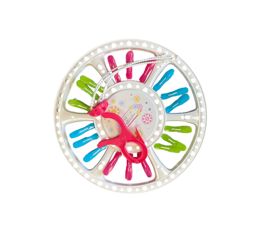 Plastic Laundry Clothes Hanger with 18 Clips 34cm SG9143 (Parcel Rate)