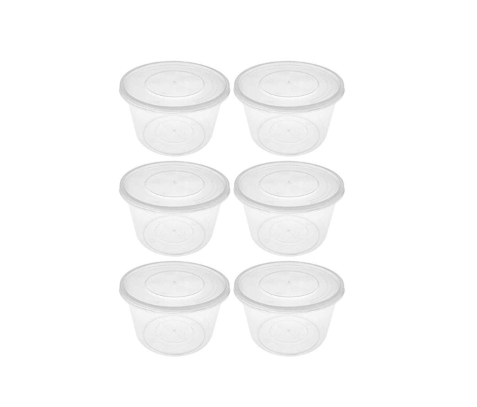 Disposable Plastic Round Food Sauce Container 4oz / 100ml Pack of 10 SK28170 (Parcel Rate)