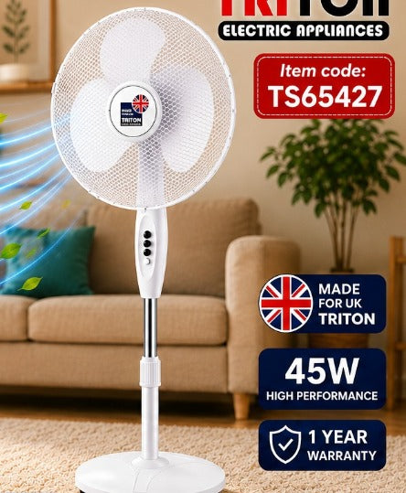 Triton Col1568 16-Inch Pedestal Fan-Round Base F20B/Ts65427